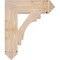 Ekena Millwork Merced Arts & Crafts Smooth Bracket, Douglas Fir, 5 1/2"W x 22"D x 26"H BKT06X22X26MRC03SDF - alternate 4